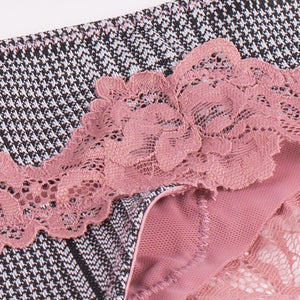 Coordinato completino intimo sexy Love and bra balconcino e brasiliana 35498 rosa