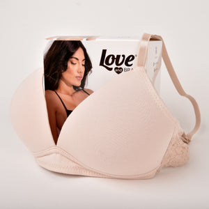 Reggiseno a triangolo Love and Bra Mia in cotone elasticizzato senza ferretto