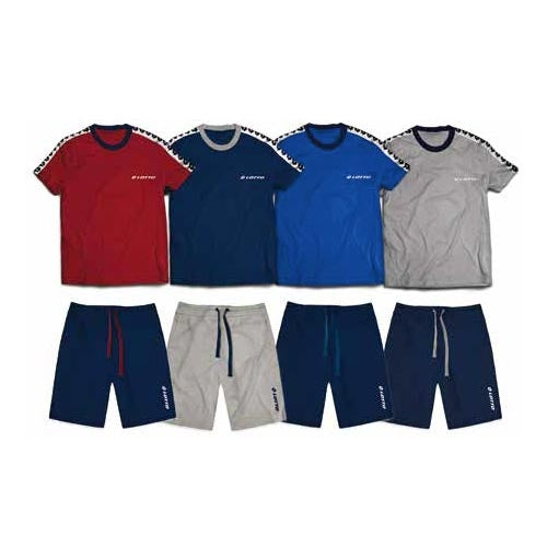 Pigiama uomo estivo Lotto lp5027 sportivo in cotone