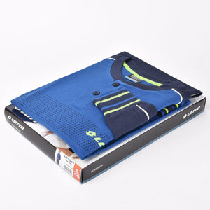 Pigiama uomo Lotto 100% cotone leggero azzurro verde LP1041