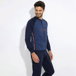 Pigiama uomo sportivo cotone leggero Lotto LP1042 jeans blu
