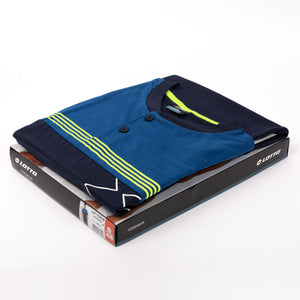 Pigiama uomo corto estivo blu Lotto LP1058
