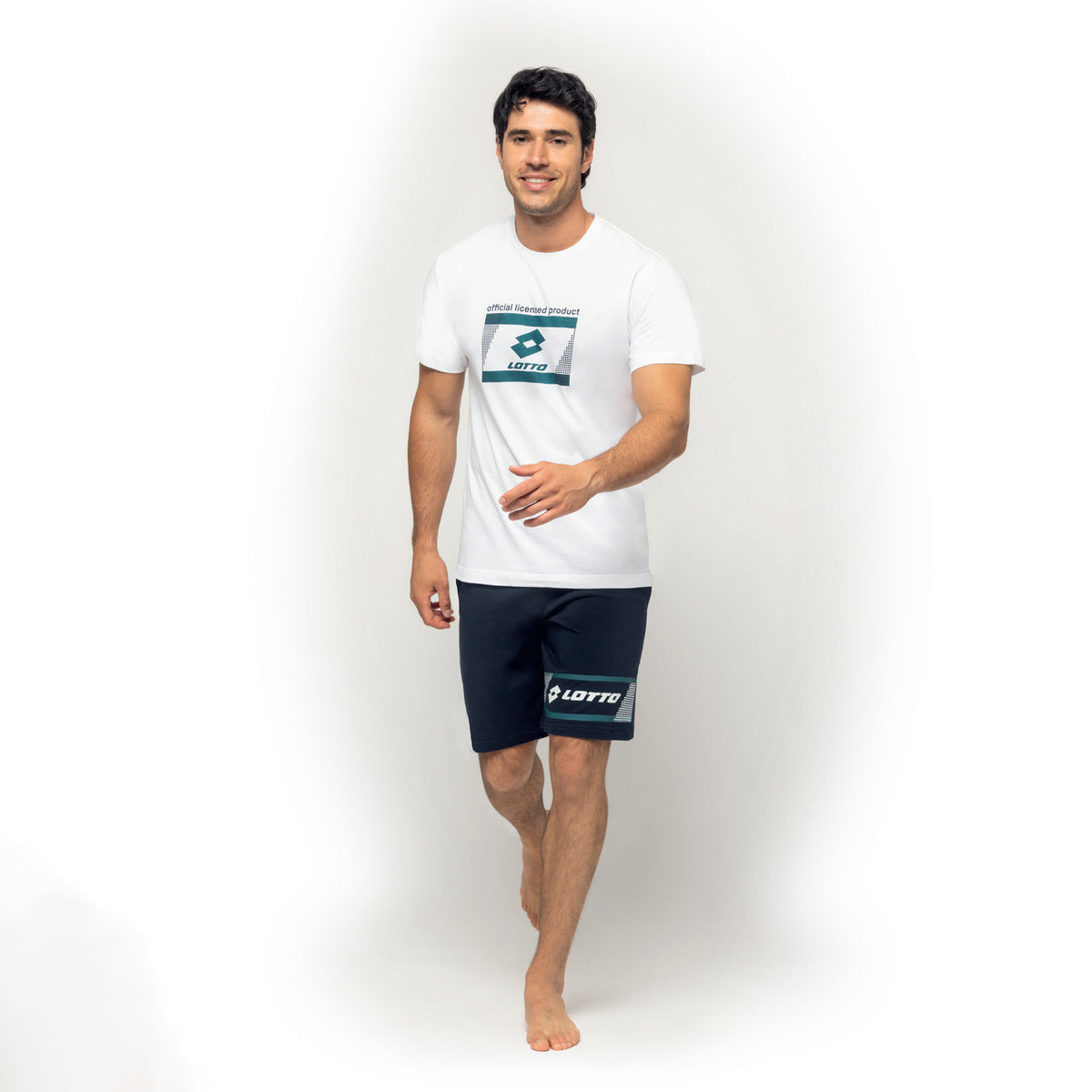 Pigiama sportivo uomo Lotto corto cotone LP1161