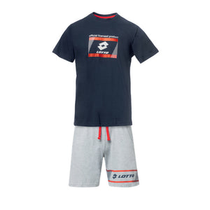 Pigiama sportivo uomo Lotto corto cotone LP1161