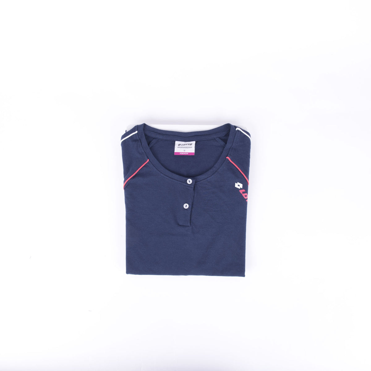 Pigiama donna Lotto LP2040 corto cotone blu
