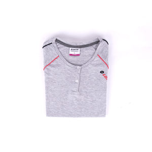 Pigiama donna Lotto LP2040 corto cotone grigio melange