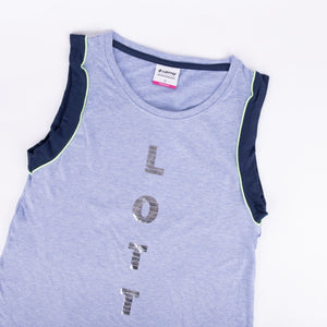 Pigiama ragazza Lotto LP8510 corto cotone denim melange