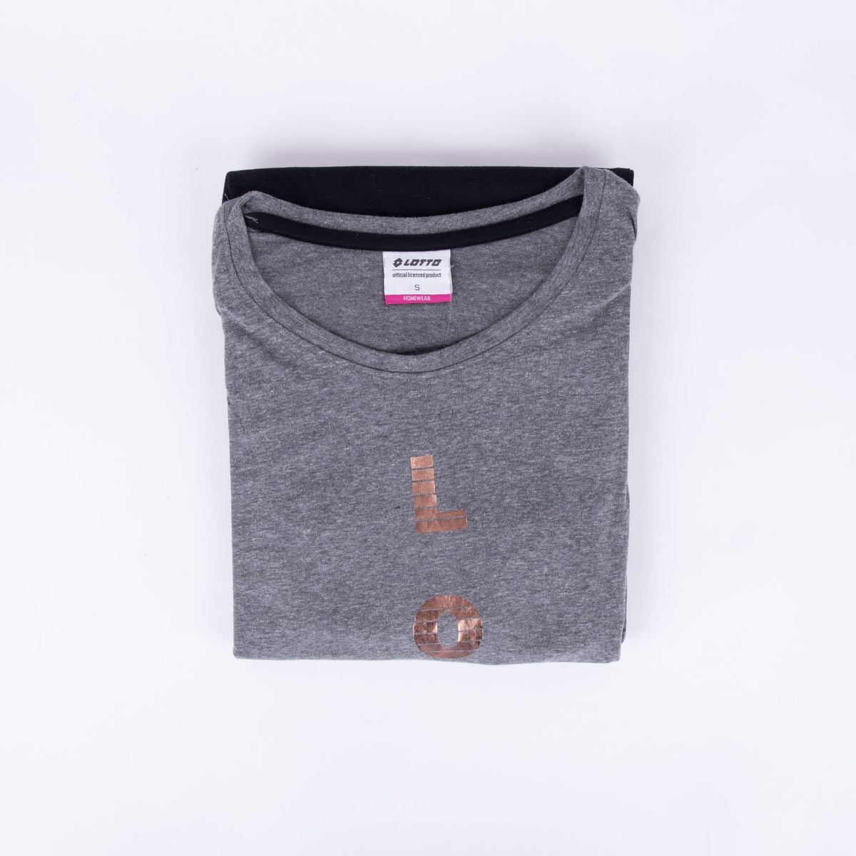Pigiama donna Lotto LP2041 corto cotone grigio