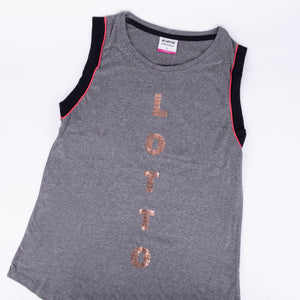 Pigiama donna Lotto LP2041 corto cotone grigio