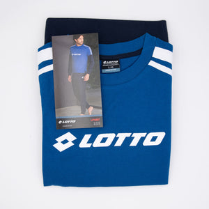 Pigiama uomo Lotto LP4057 lungo cotone bluette