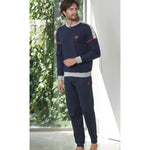 Pigiama uomo Lotto LP4058 cotone blu