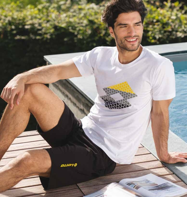 Pigiama uomo Lotto lp5029 estivo in cotone sportivo