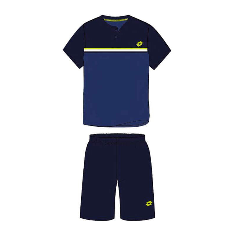 Pigiama uomo Lotto LP5067 corto in cotone jeans