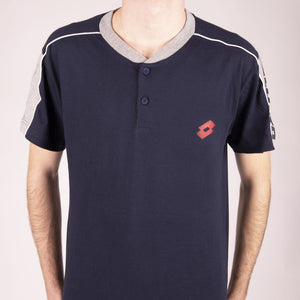Pigiama uomo lotto LP5068 corto cotone blu