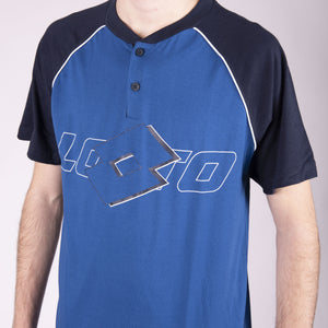 Pigiama uomo lotto LP5071 corto cotone bluette