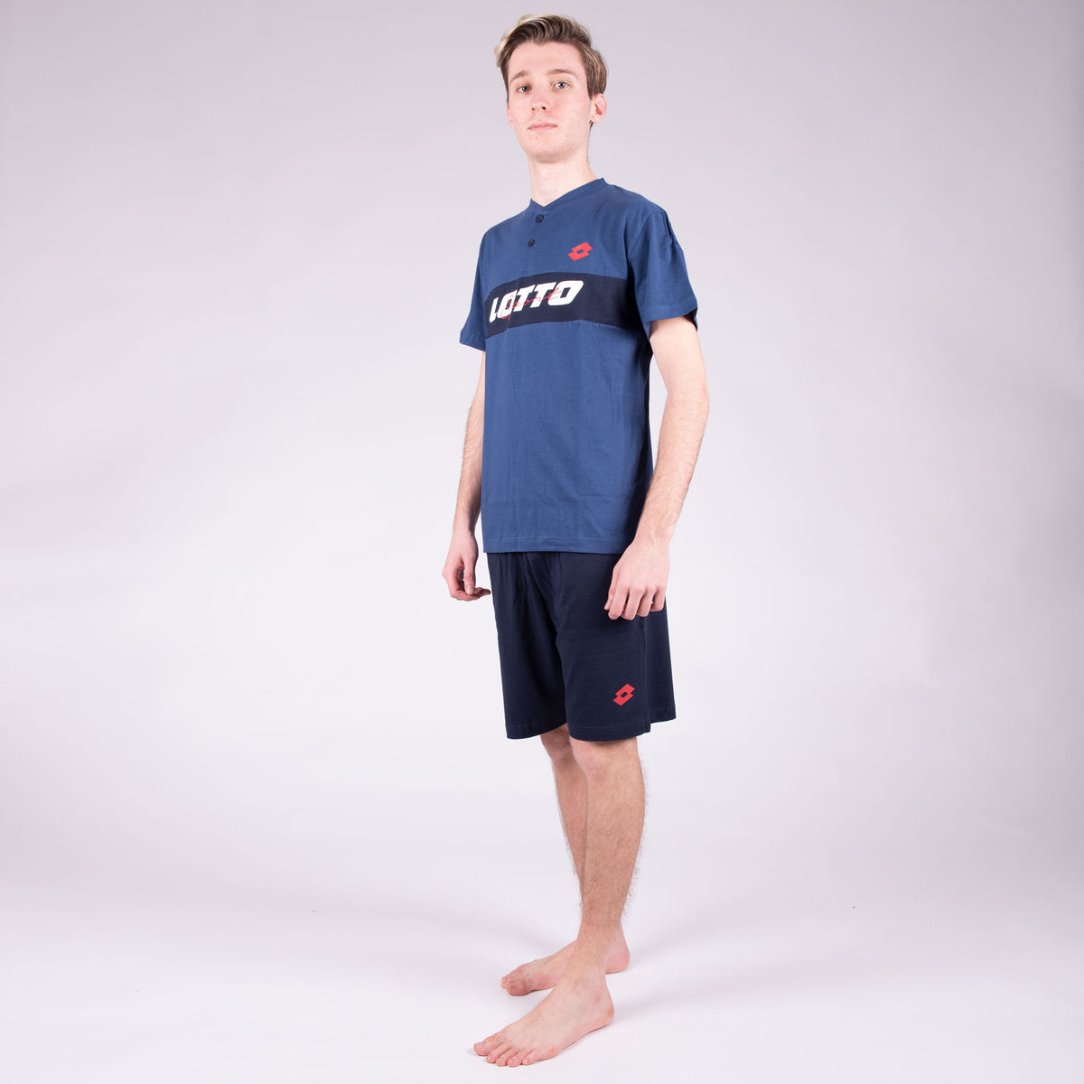 Pigiama uomo lotto LP5075 corto cotone jeans