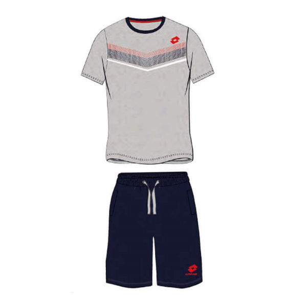 Pigiama uomo Lotto LP5079 corto in cotone