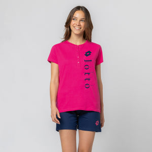 Pigiama donna corto sportivo cotone Lotto LP5242