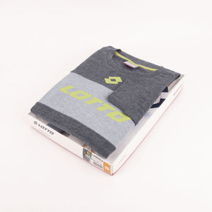Pigiama donna Lotto LP6059 caldo cotone grigio medio melange