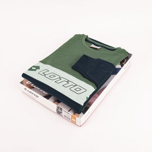 Pigiama donna Lotto LP6061 caldo cotone militare