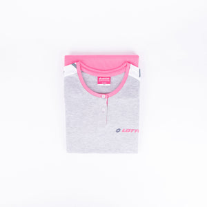 Pigiama ragazza Lotto LP8511 corto cotone grigio melange