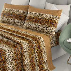 Completo letto matrimoniale Irge maculato 100% cotone