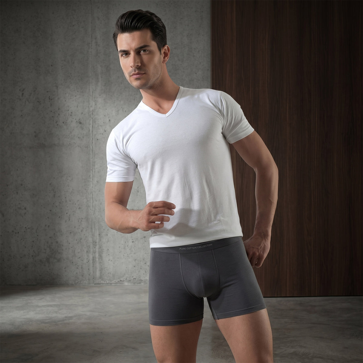 Maglia uomo Rossoporpora 2020 mezza manica scollo V 3 pezzi