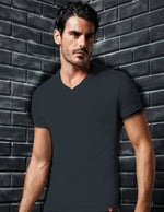 Maglia uomo Lotto LT1001 mezza manica scollo a V 3 pz