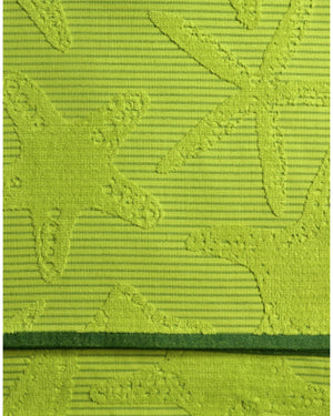 Telo mare Vingi spugna "Malaga" verde lime 100% cotone