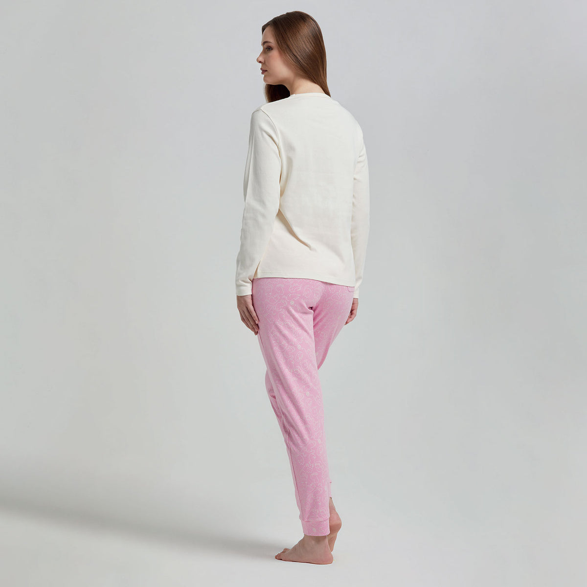 Pigiama donna caldo cotone Pompea Manitoba
