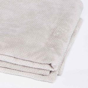 Plaid coperta Gisela 5/0047 grigio pile sherpa caldo sottile 145*200 cm