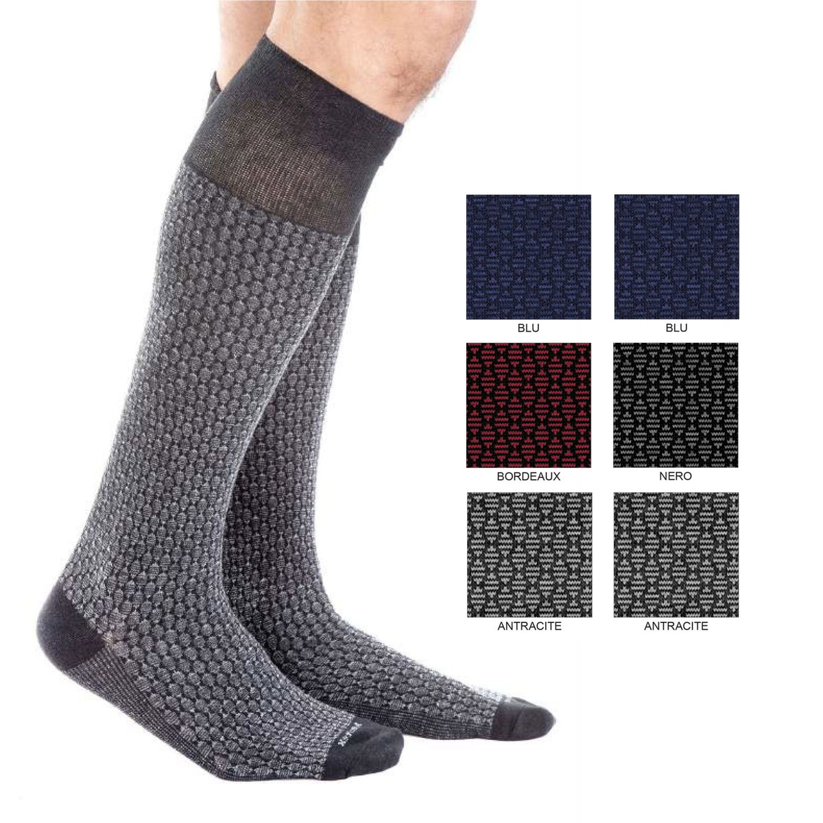Calze Meritex uomo 1212 caldo cotone 6 paia