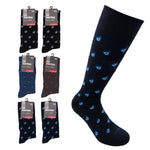 Calze lunghe uomo invernale Meritex 1278 fantasia caldo cotone 6 paia