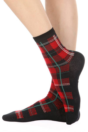 Calze donna invernali Meritex 3517 fantasia scozzese