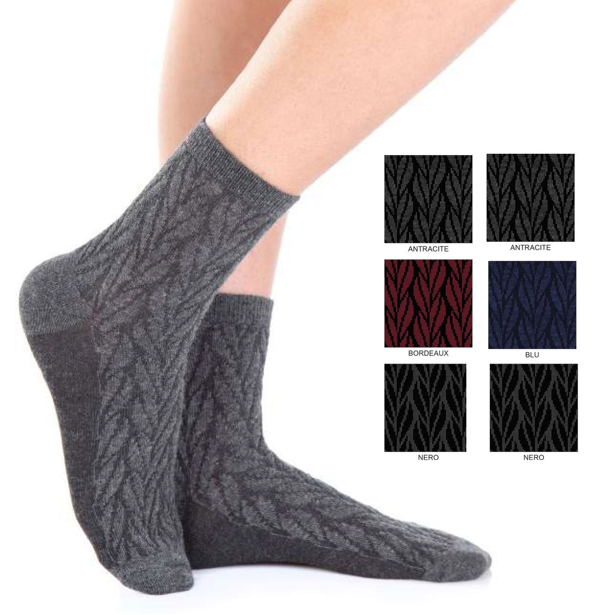 Calze donna invernali Meritex 3548 caldo cotone 6 paia 