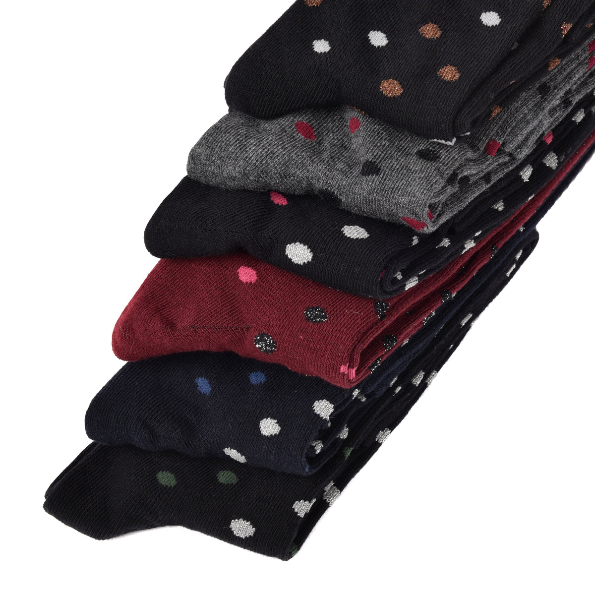 Calze lunghe gambaletto caldo cotone Meritex 6579 B 6 paia