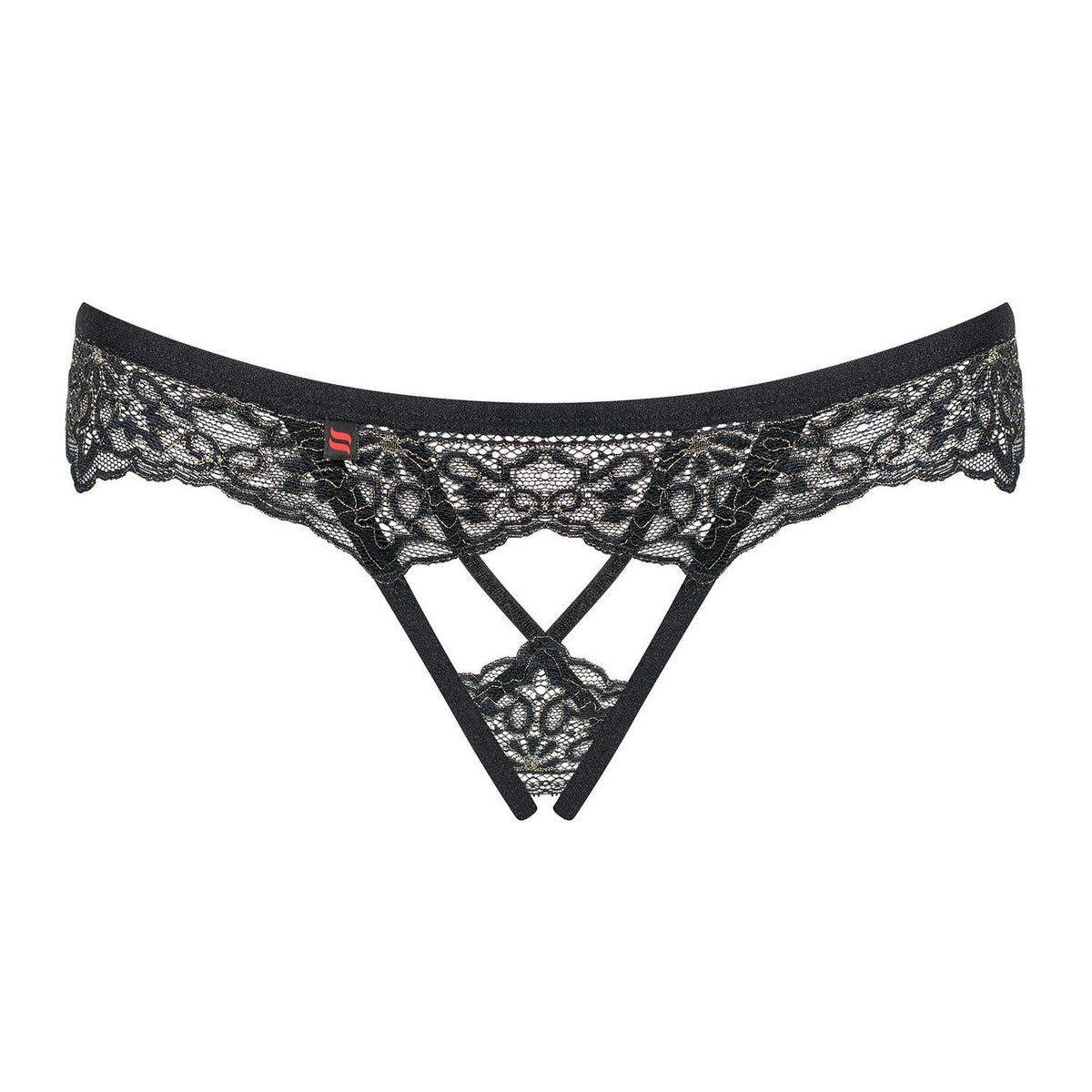Sexy mutandine Obsessive Meshlove crotchless panties cavallo aperto