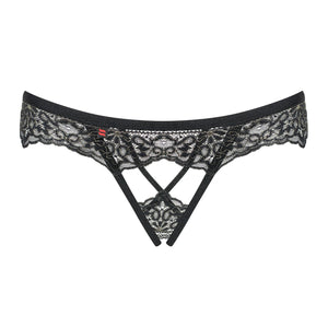 Sexy mutandine Obsessive Meshlove crotchless panties cavallo aperto