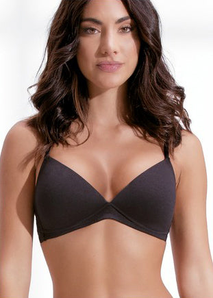 Reggiseno a triangolo Love and Bra Mia in cotone elasticizzato senza ferretto
