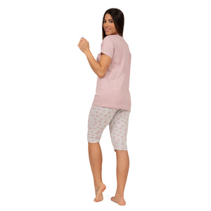 Pigiama donna estivo manica corta + pinocchietto Irge MIC2040