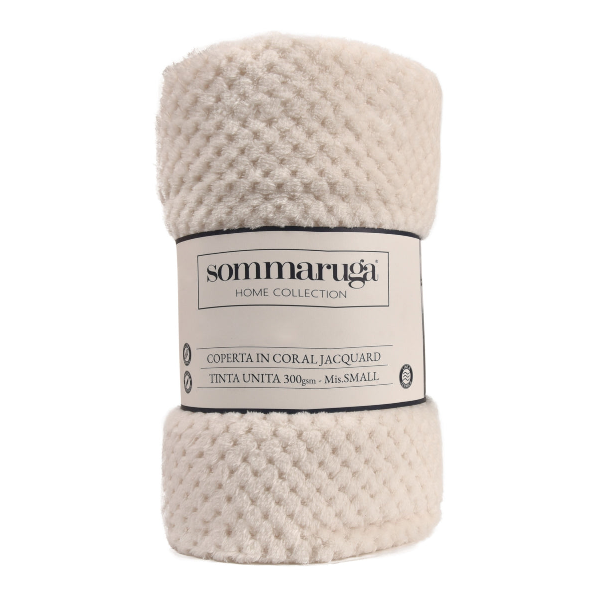 Coperta in coral jacquard Sommaruga Mike 120x140