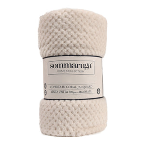 Coperta in coral jacquard Sommaruga Mike 120x140
