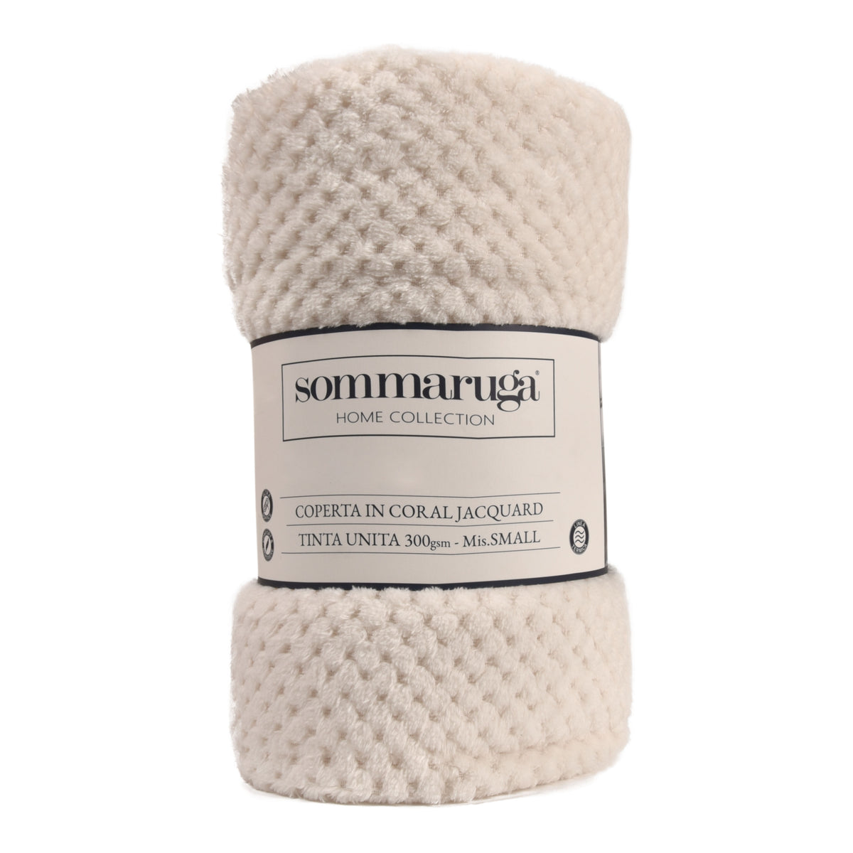 Coperta in coral jacquard Sommaruga Mike 120x140