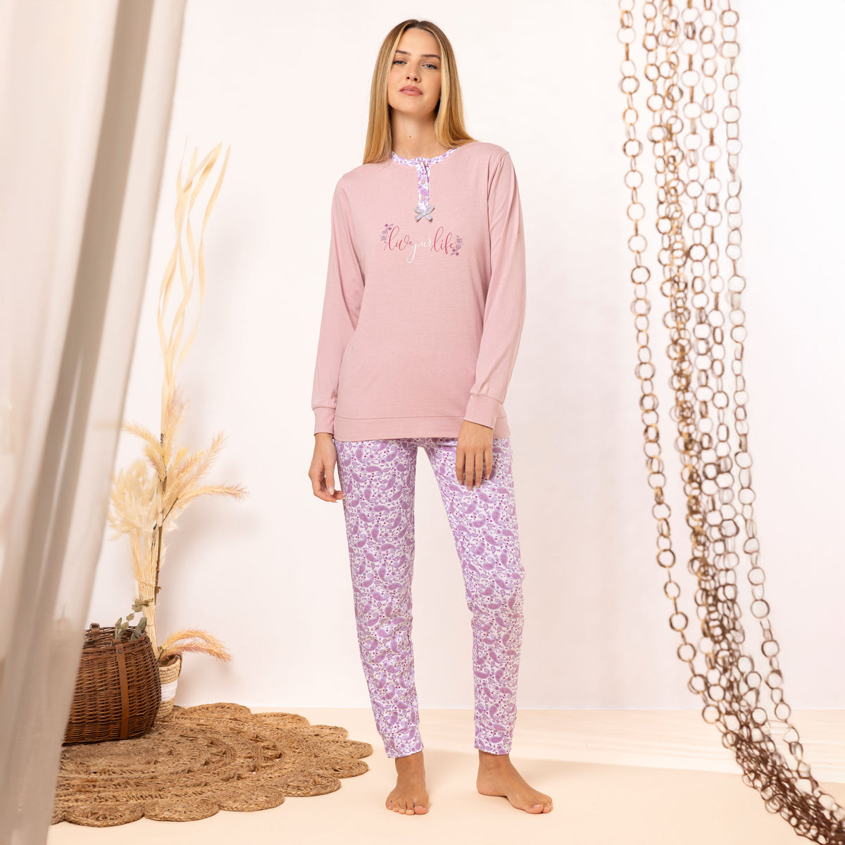 Pigiama donna 100% cotone Irge MIL2317