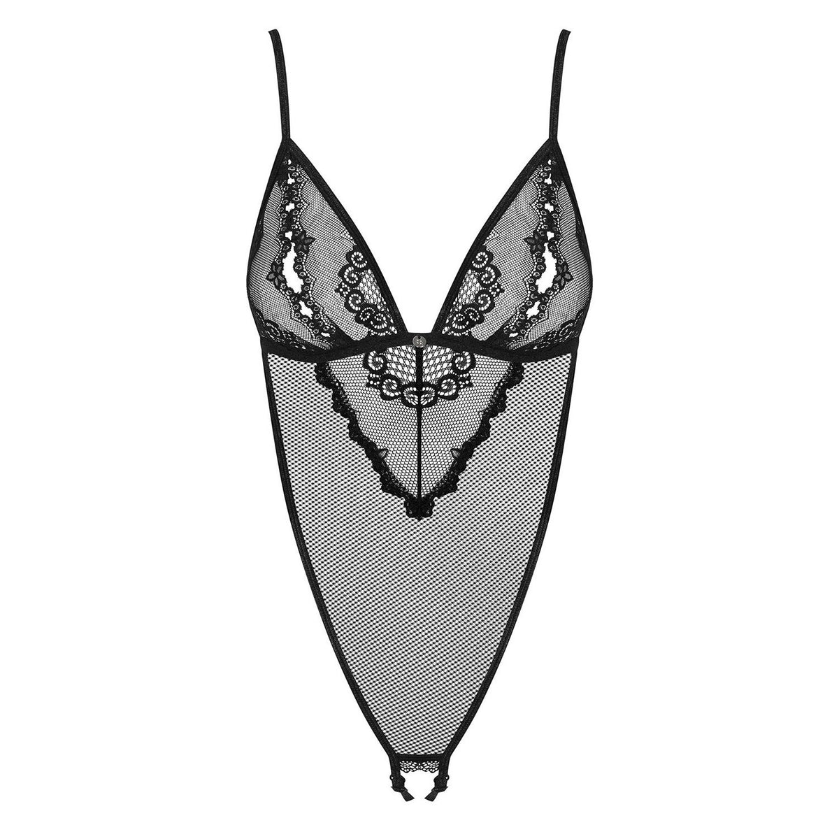 Sexy body Obsessive Millagro crotchless teddy cavallo aperto