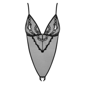 Sexy body Obsessive Millagro crotchless teddy cavallo aperto