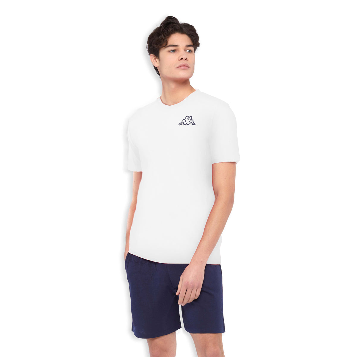 Pigiama uomo Kappa cotone estivo KMS 22833 -1 bianco