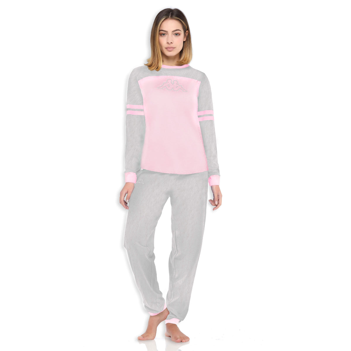 Pigiama donna Kappa KWS 22901 cotone rosa