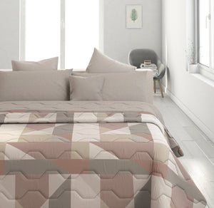 Trapuntino primaverile Irge beige double face