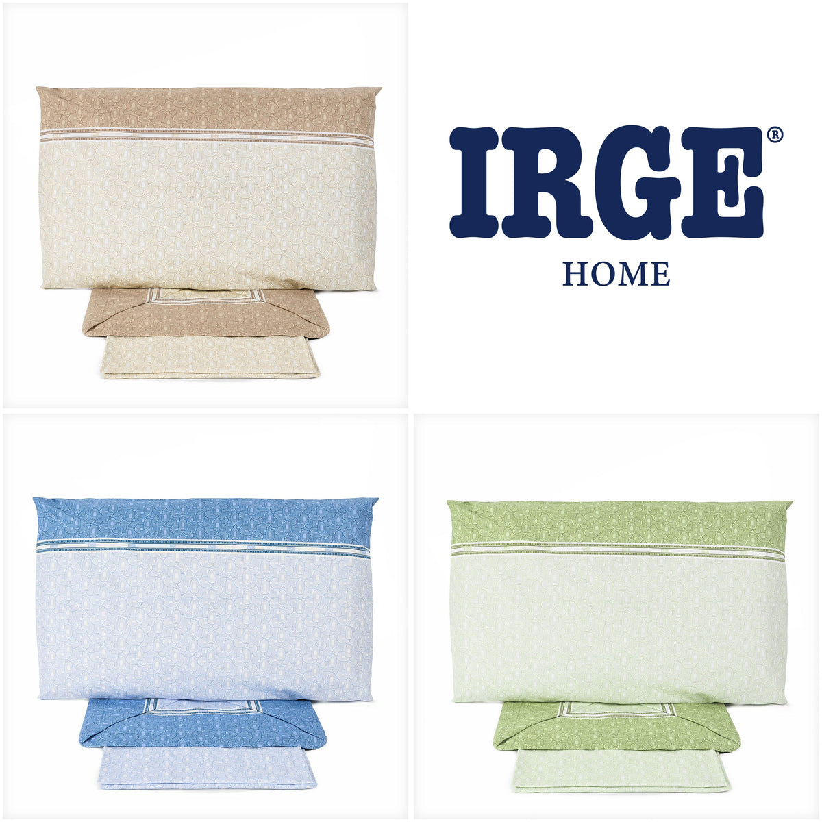 Completo letto lenzuola Made in Italy Irge Ginevra Monaco